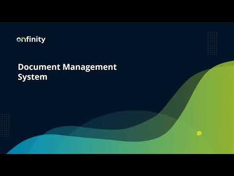 How to Organize Documents with Folder Actions in Onfinity ERP