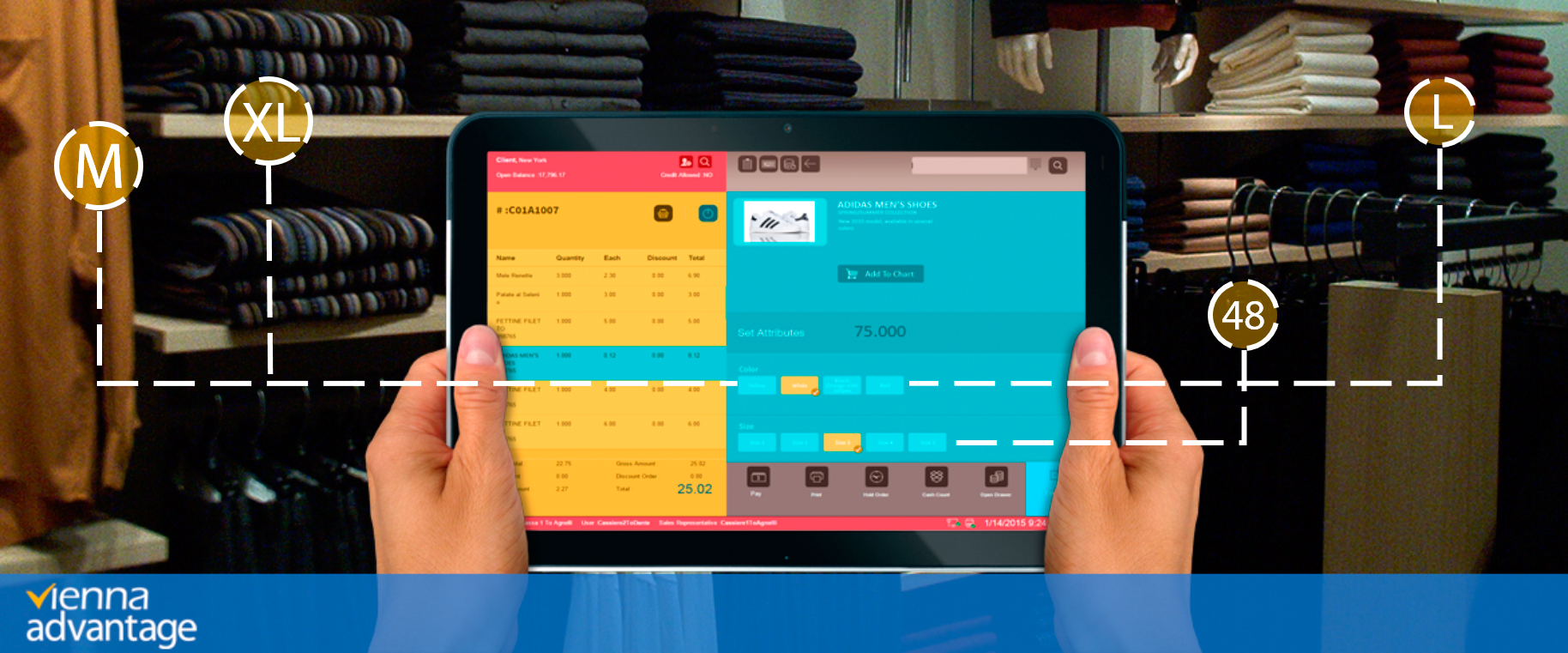 Using VIENNA Advantage POS in Apparels Business