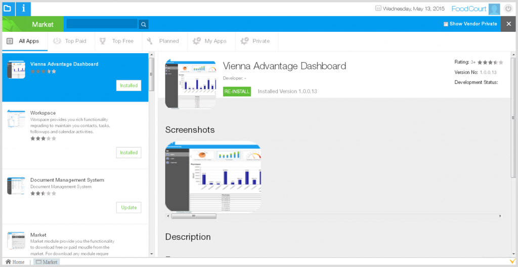 VIENNA Advantage Market, ERP on Cloud