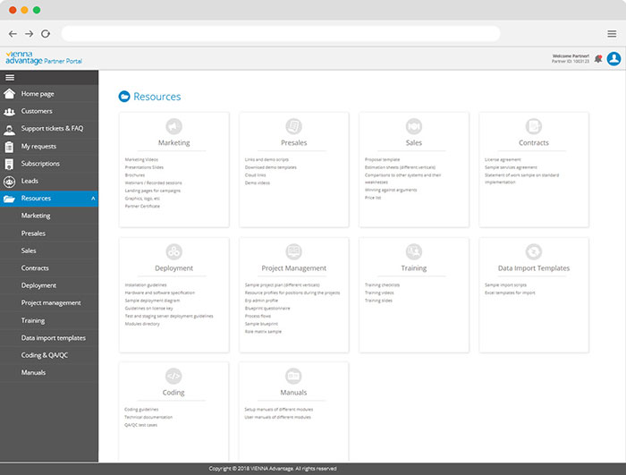 Partnerportal viennaadvantage